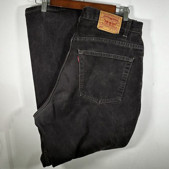 Vintage Mens Levis 560 Loose Fit Tapered Leg Jeans Pants Made In USA W38 X L32‎ - Picture 1 of 6